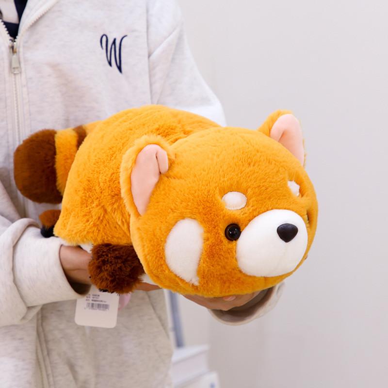 Realistic Panda And Raccoon Plush Toy Soft Pp Cotton Stuffed Animal Pillow