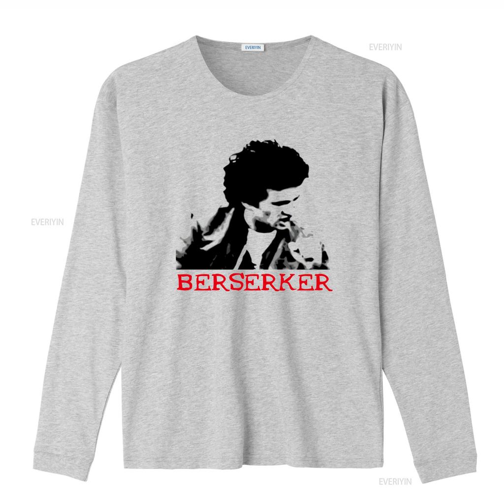Berserker Kevin Smith 80s Style T Shirt Unique Print for Retro Lovers Vintage Washed Soft Stretched Streetwear Breathable