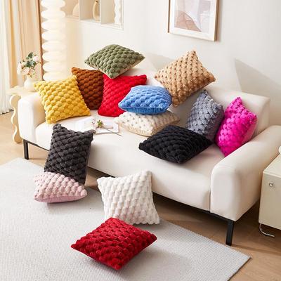 Snowflake Plush Turtle Back Pillow Cushion – Cozy Pillow Cover for Living Room Sofa or Waist