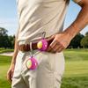 Husa Silicon pentru Mingi de Golf cu Carabiner, Suport Portabil Standard pentru Mingi de Golf, Manșon Protector pentru Transportul Mingilor de Golf, Accesorii de Golf, Cadou pentru Jucătorii de Golf