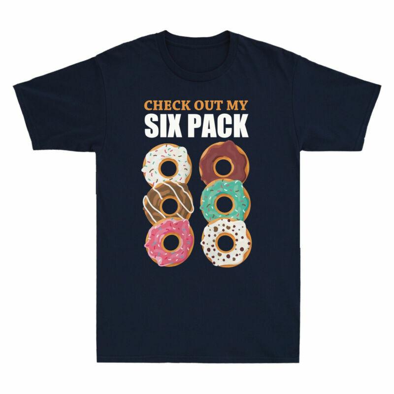 Gift Pack Funny Tee Donuts Unisexs Six Out Gym My Tshirt Workout Check Novelty