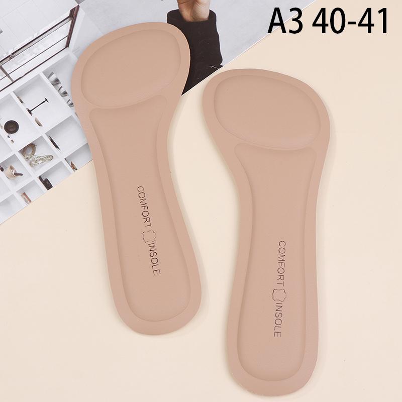 Sandals Insoles Self-Adhesive Non-Slip Women Shoes Pads Breathable High-Heeled Shoe Soft Cushion Sole Stickers Orthotics Inserts