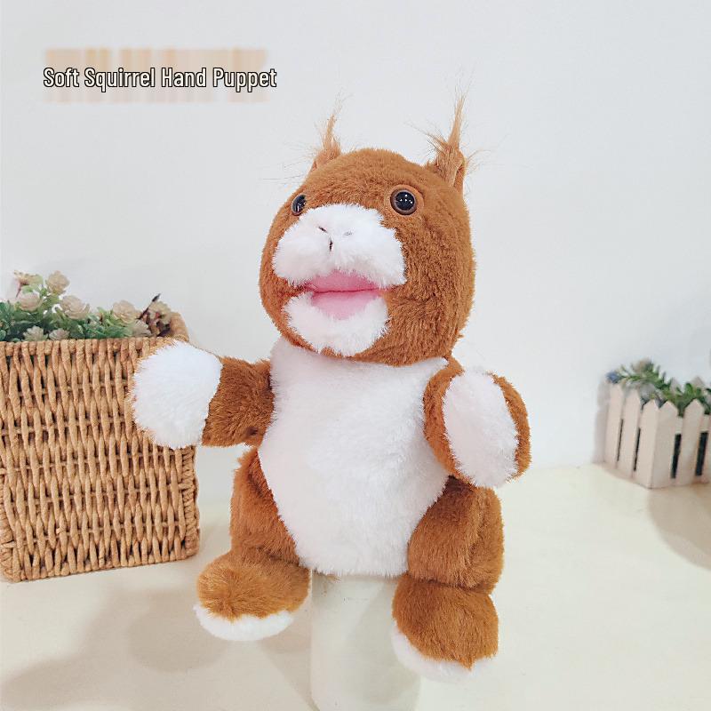 Cartoon Animal Hand Puppet Plush Doll for Kids' Interactive Play