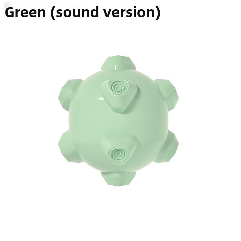 

New Pet Toys, Interactive Sound-making and Boring Products, Triangular Spherical Dog Toys, Self-entertaining Teething Ball Toys зелений