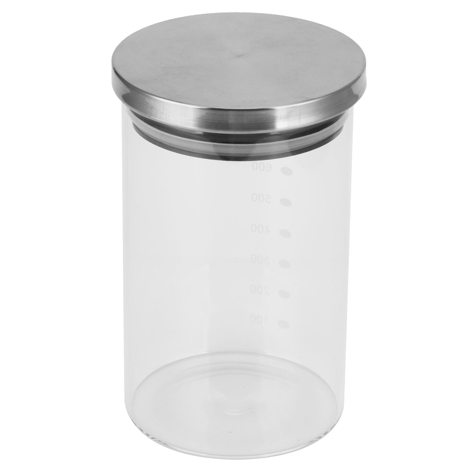 

Контейнер для хранения продуктов с крышкой из нержавеющей стали и градуировочной линией Кухонная герметичная банка для дома 800 мл