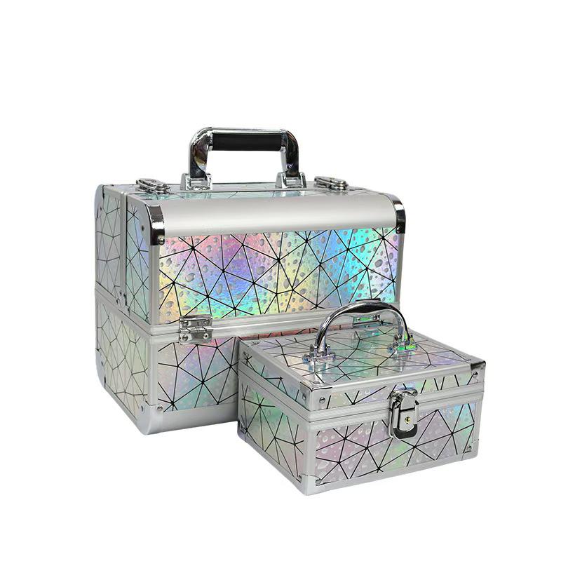 2-in-1 Professional Makeup & Nail Art Storage Case for On-Site Service