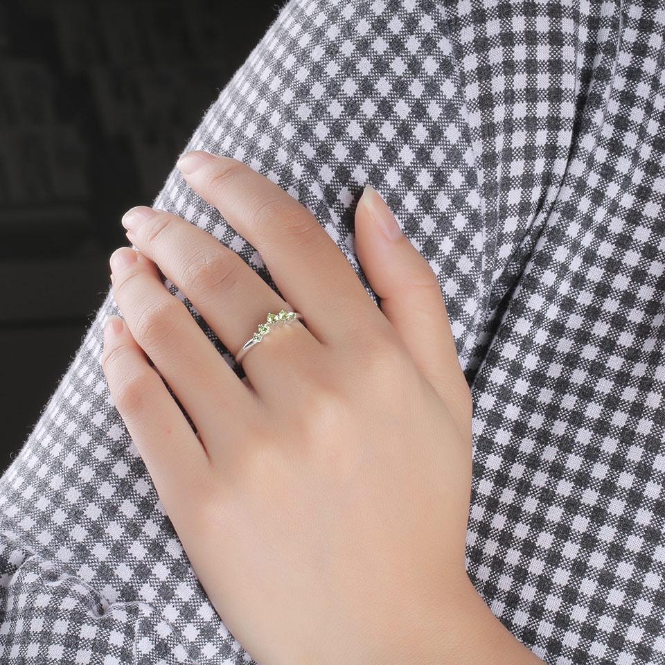 Umcho Originální přírodní nebesky modrý prsten Topaz