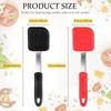 Rubber Cookie Spatula Brownie Spatula Flexible Kitchen Small Silicone Spatula for Kitchen Tools