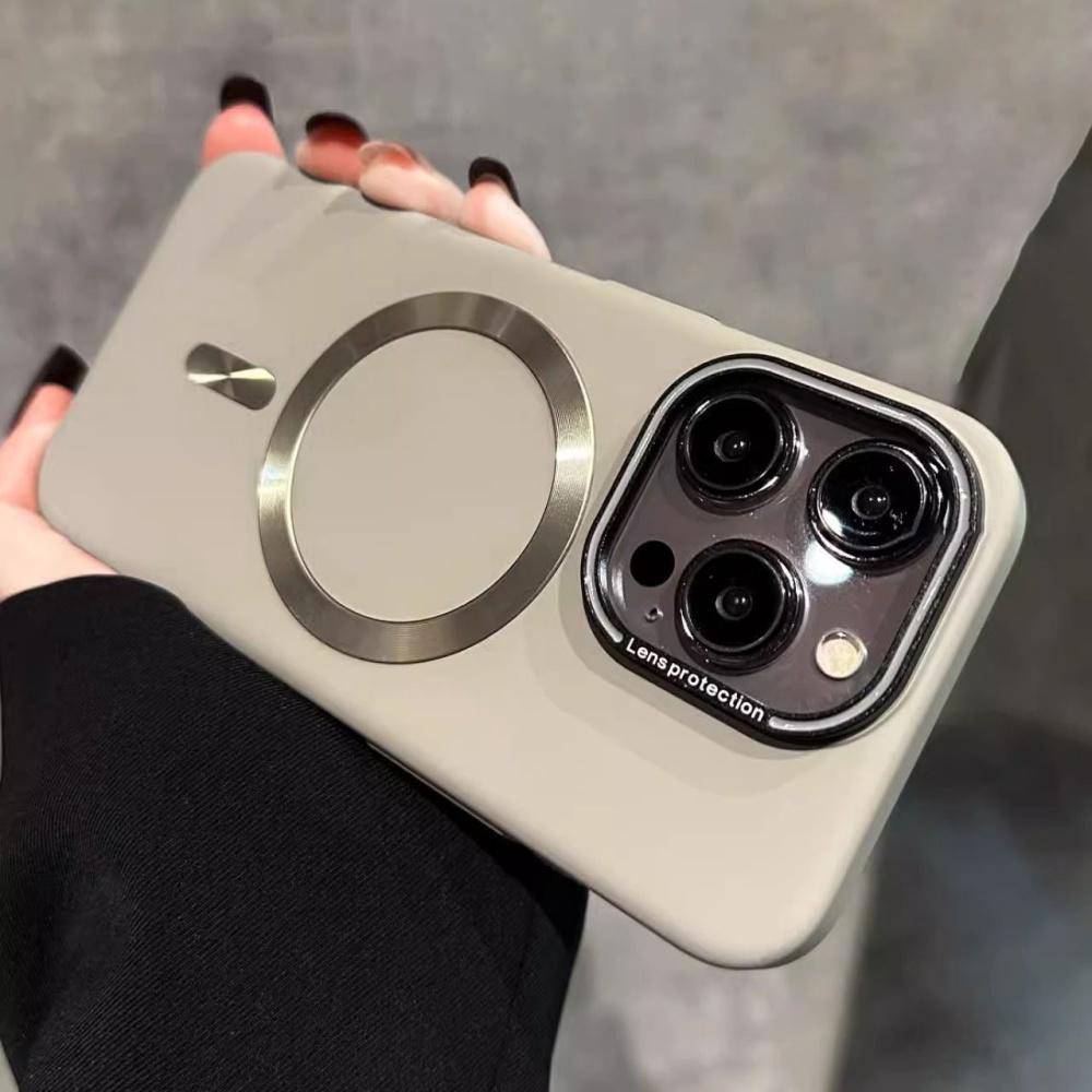 Luxury Hard Laser Magnetic For Magsafe Case For iPhone 16 15 14 Plus 13 12 Pro Max 11 Wireless Charger Matte Ultra-Thin PC Cover
