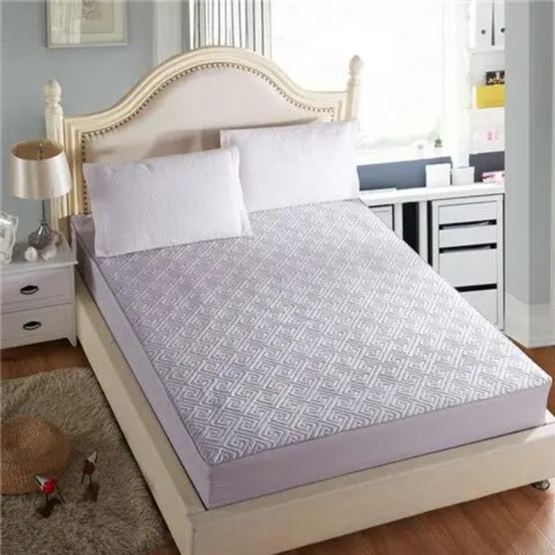 Soft Sanding Quilted Mattress Cover Double King Size Customized  Anti-mite Pad Protector Cover Not Including Pillowcase