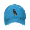 Fashion Cotton Rottweiler Dog Baseball Cap for Women Unisex Breathable Dad Hat Sports
