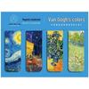 Set mit 4 magnetischen Lesezeichen mit weltberühmten Gemälden: Monet & Van Gogh
