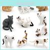 American Shorthair Cat Pvc Animal Figure Static Model For Childrens Playroom Decor