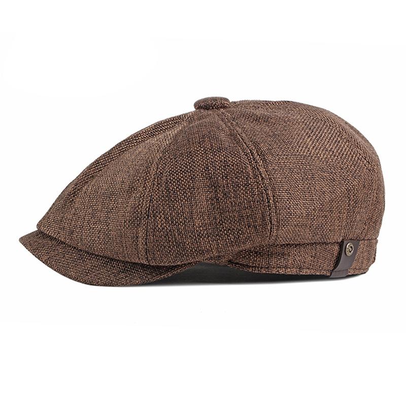 Women Octagonal Hat Retro Spring Summer Beret Cap Female Casual Breathable Peaked Cap Outdoor Sun Hat For Ladies