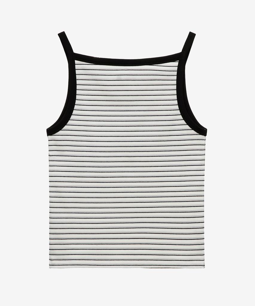 MIND BRIDGE WOMEN [W] Boat Neck Ribbed Stripe Top - 2 Colors