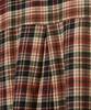 STANDARDERROR 87-Stan134 Soft Misty Oversized Pocket Long Sleeve Check Shirt Red