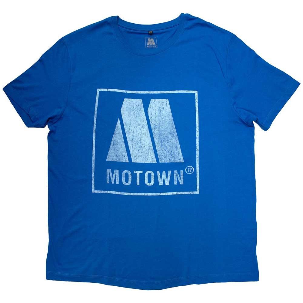 Motown Records Unisex TShirt Vintage Logo Blue Unisex T-Shirt L