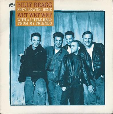 7inch Record WET WET WET / BILLY BRAGG - With A Little Help From My Friends  CHILD1 The Precious Or 1988 UK Dance & Electronica Used