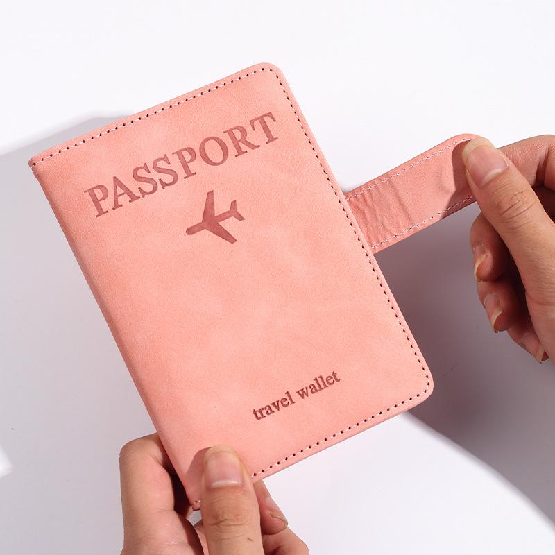 Passport Case Vintage Leather Pattern Passports Holder Women Man ID Bank Credit Card Organizer Storage Case/Travel Accessories