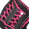[Edycja limitowana Amazon.co.jp] Miękka rękawica baseballowa ZETT (Rękawica) Fine Play Wszechstronny Czarny x Różowy do Rzucania Prawą Ręką BRGB35370Z