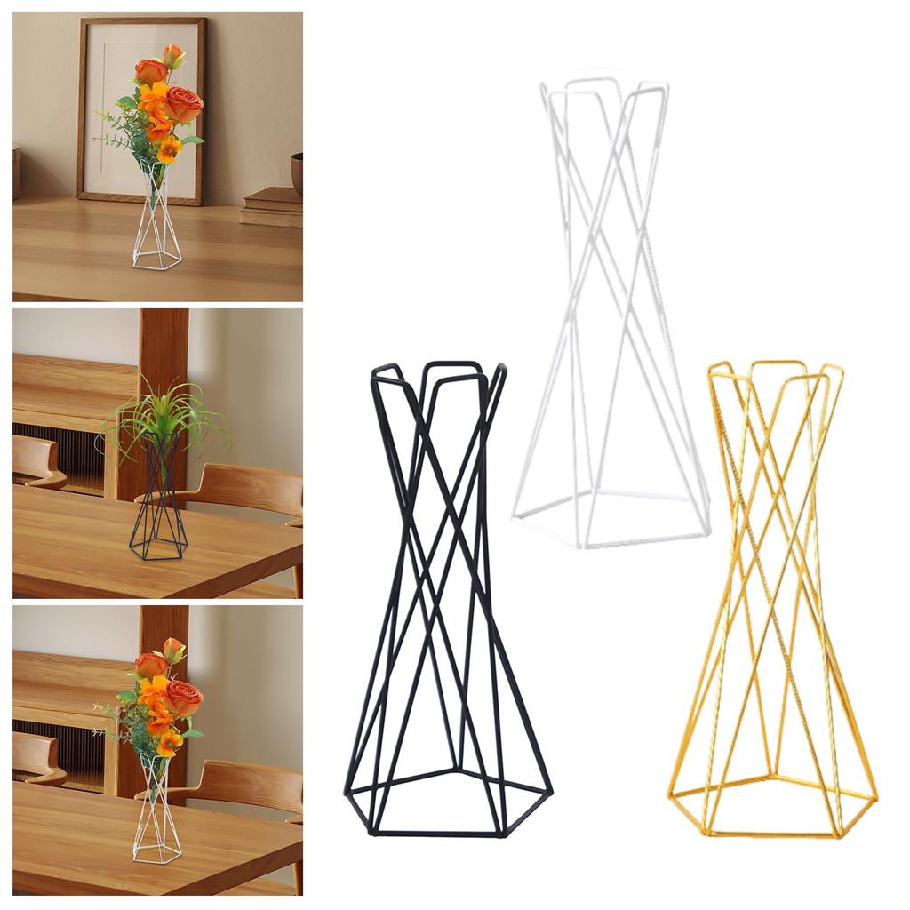 Air Plant Holder Wedding Flower Stand Geometric Vase Flower Arrangement Stand for Party Anniversary Events Table Decoration