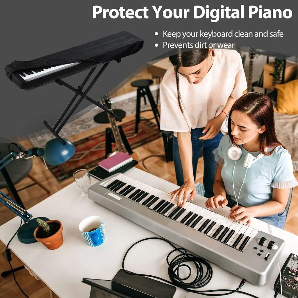 1Pcs 61/88 Keys Keyboard Dust Cover Dustproof Piano Keyboard Cover  Musical Instrument Accessories