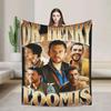 Vintage Jonathan Bailey Soft Warm Plush Throw Blanket for Living Room Sofa Bed  Unisex Flannel Bedspread Cover