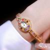 New Women Chain Watch Original Brand Luxury Rainbow Bracelet Wristwatch Gold Waterproof Ladies Fashion Quartz Watches Gift
