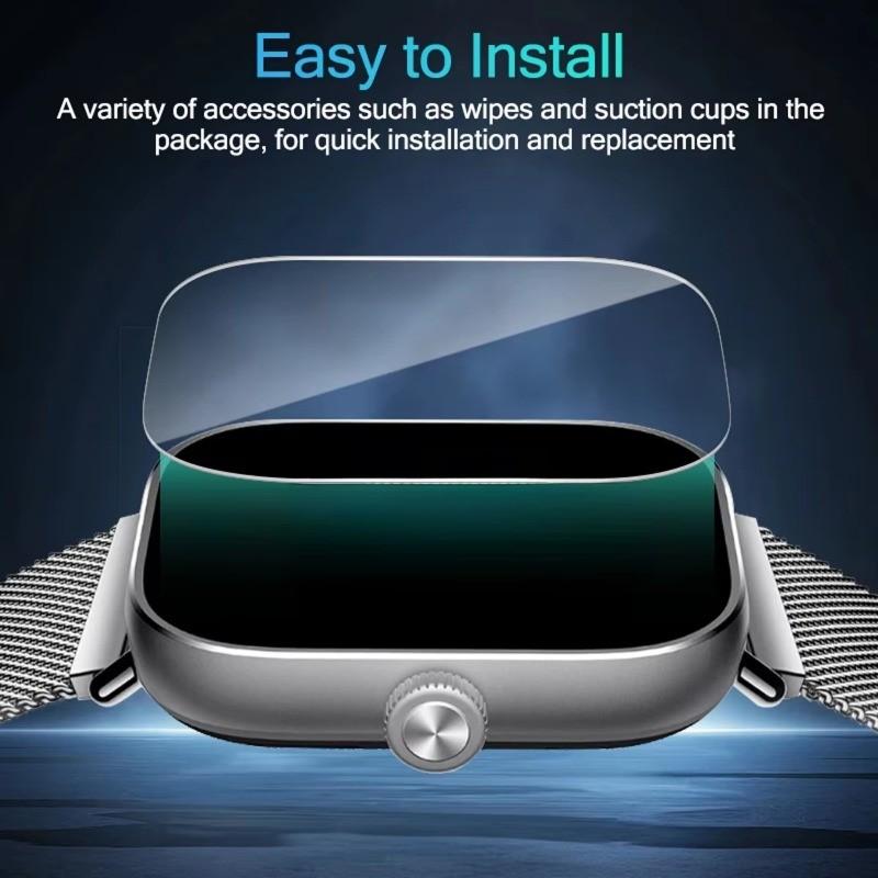 Gehärteter Glasfilm für Xiaomi Redmi Watch 5Active 4 5 Active Lite Displayschutzfolie Schutzglas Einfach zu installieren