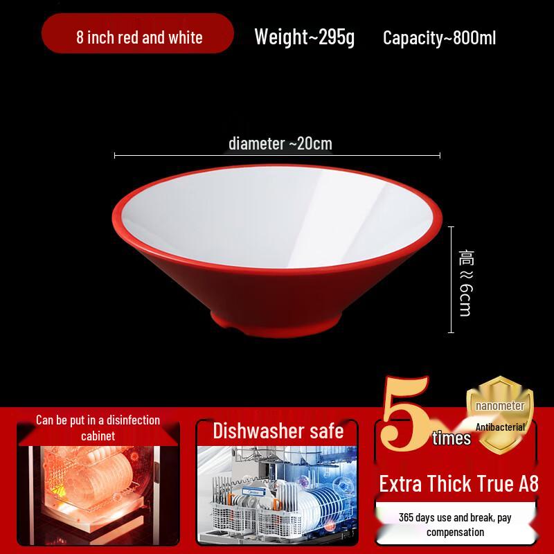 Yudefeng A8 Commercial Melamine Luosifen Bowl