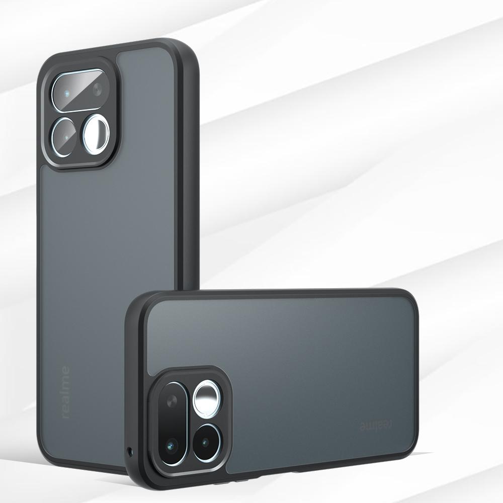 Für Realme 16 Pro+/16 Pro/16T Hülle Premium Semi-Transparent Hautfreundlich Ultradünn Wärmeableitung Anti-Rutsch Bumper Abdeckung Funda