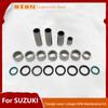 For SUZUKI DRZ400 DRZ400E RM125 RM250 Motorcycle Triangle Lever Linkage ARM Oil Seal Bushing Bearing Shock Maintenance Kit Parts