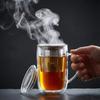 MUG INFUSIBLE FOR WINTER TEA AND HERBS THERMAL GLASS 500ml LID