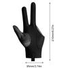 Full-Finger Billiards Gloves Non-Slip Billiard Training Gloves Left/Right Hand Universal Billiard Sports Accessories