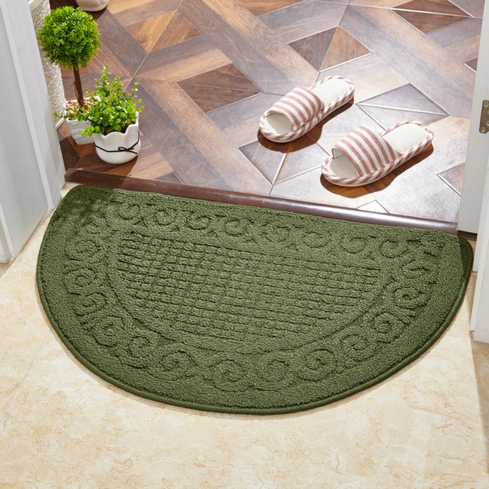 Home Semi-circular Floor Carpet Floor Mat Household Non-slip Bathroom Door Mat