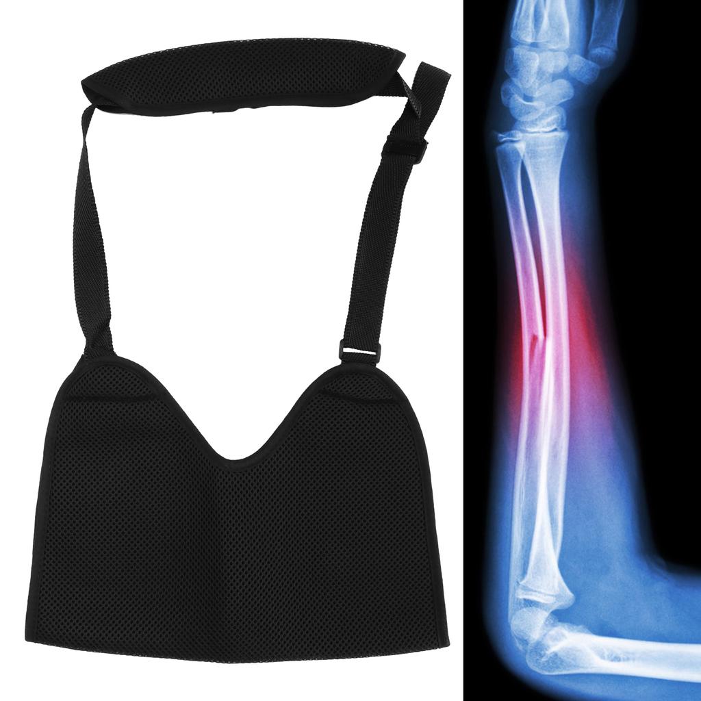 Mesh Shoulder Sling   Breathable Stable Arm Brace for Wrist Arm Injury Broken