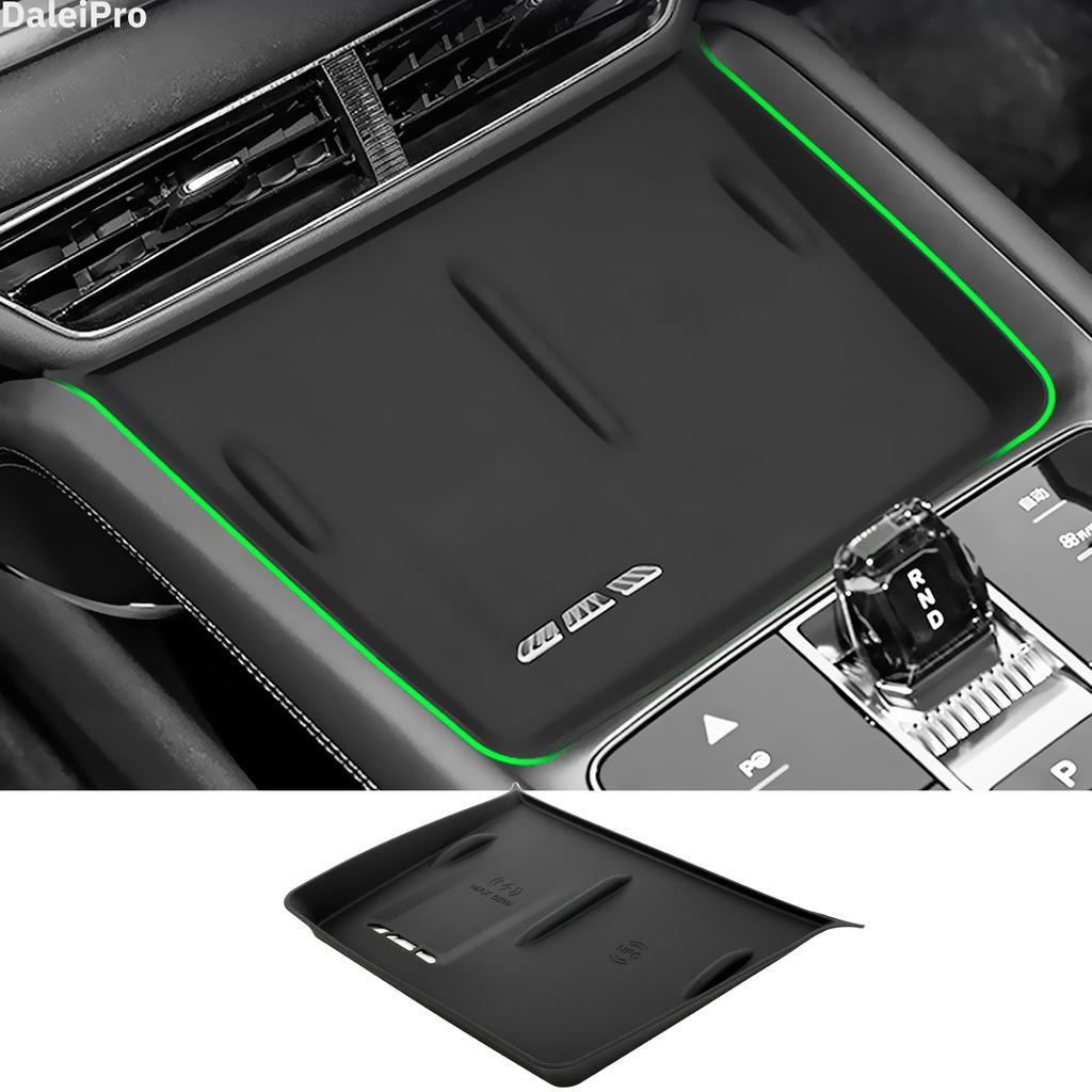 For BYD Sealion 07 2024 2025 Armrest Storage Box Center Console Layered Storage Box Cup Holder Modification Interior Accessories