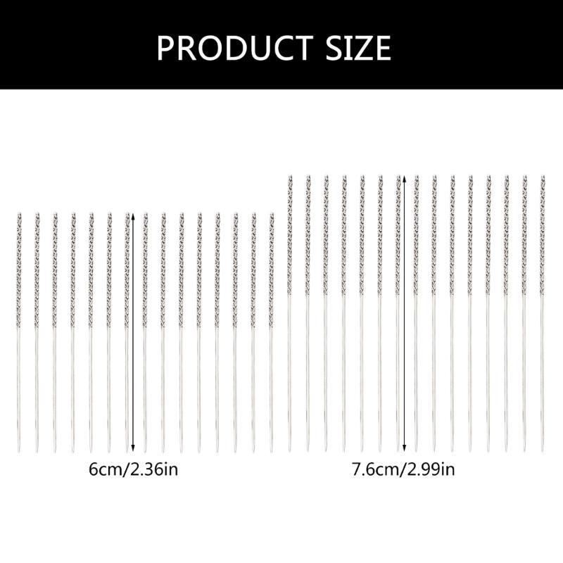 15x Snag Repair Tool Leather Craft Sewing Needle Snag Repair Needle for Drapes