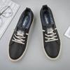 High Quality Genuine Leather Mens White Casual Shoes New Light Breathable Classic Lace-up Sneaker Shoes Fashion Male Footwear