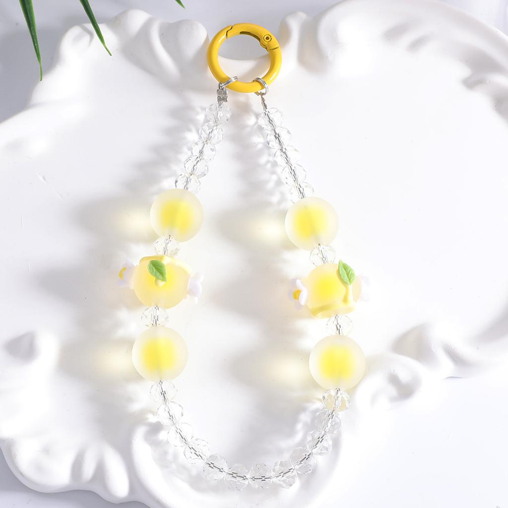 Hot-selling New Ins Wind Beaded Universal Mobile Phone Chain Hanging Chain Pendant Keychain Pendant Small Fresh Hanging Jewelry Batch