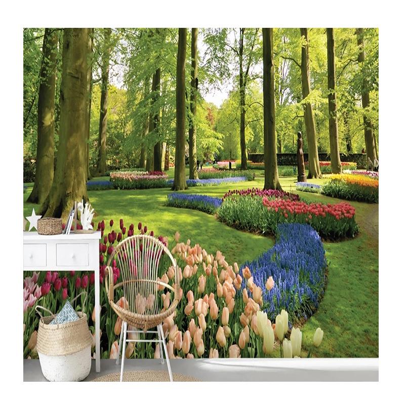 

Wallpaper Modern Fashion Garden Mural Natural Scenery Living Room Hotel Background Decoration Wall Paper 200 cm(W) x 140 cm(H)