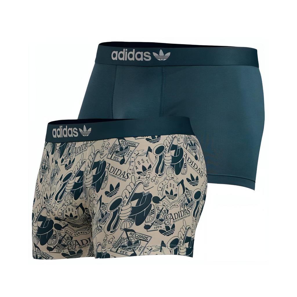 Adidas Quick-Dry Cotton Boxer Briefs Sweat-Wicking High-Stretch Anti-Chafing Underwear Men Underwear 4A2M57-1