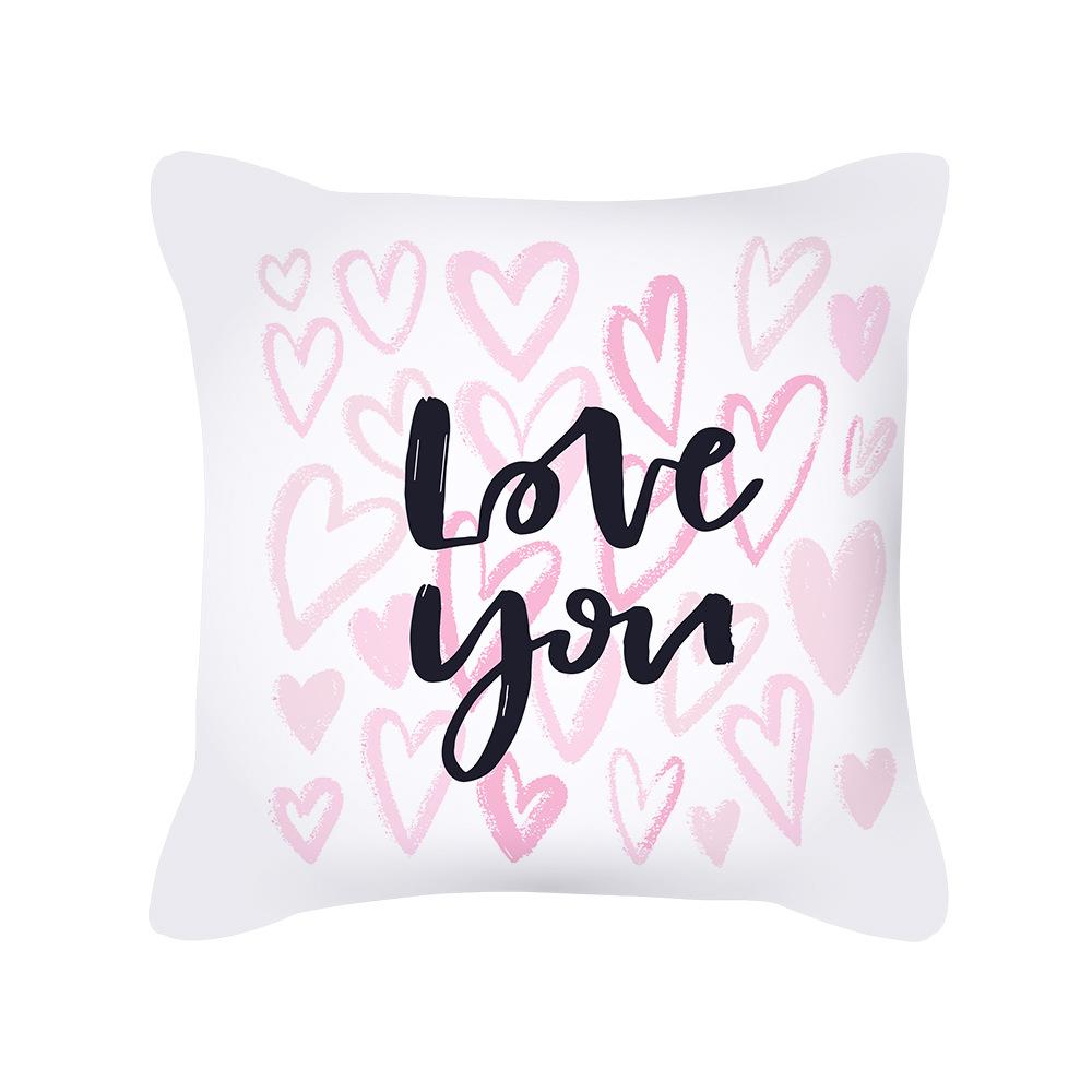 Home Decor Bedroom Pillowcases Valentine's Day Pink Girly Pattern Pillowcases