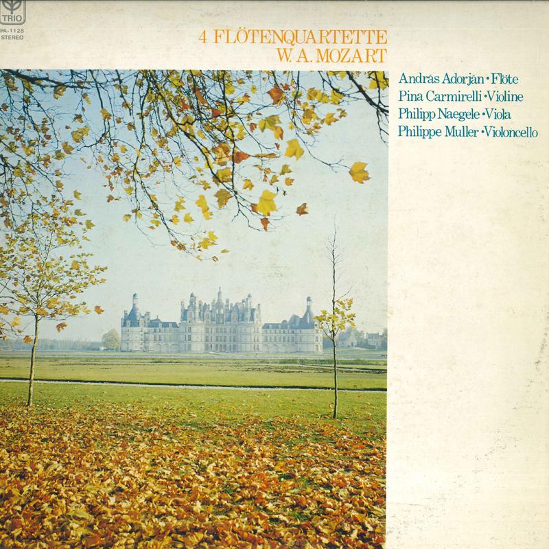 

LP Record - Mozart: Flute Quartets PA1128 TRIO Japan Classical Used