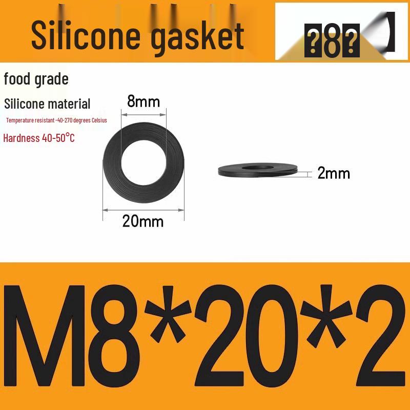 Silicone High-Temp Waterproof Gasket & Shock Absorbing Seal Pad