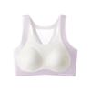 X-shaped traction belt shock-absorbing sports bra for girls, anti protrusion point fixed cup development bra