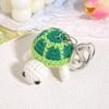 Cute Crochet Turtle Plush Keychain Handmade Mini Pendant For Backpack Bag Car Keys Home Desk Decor Gift Accessory
