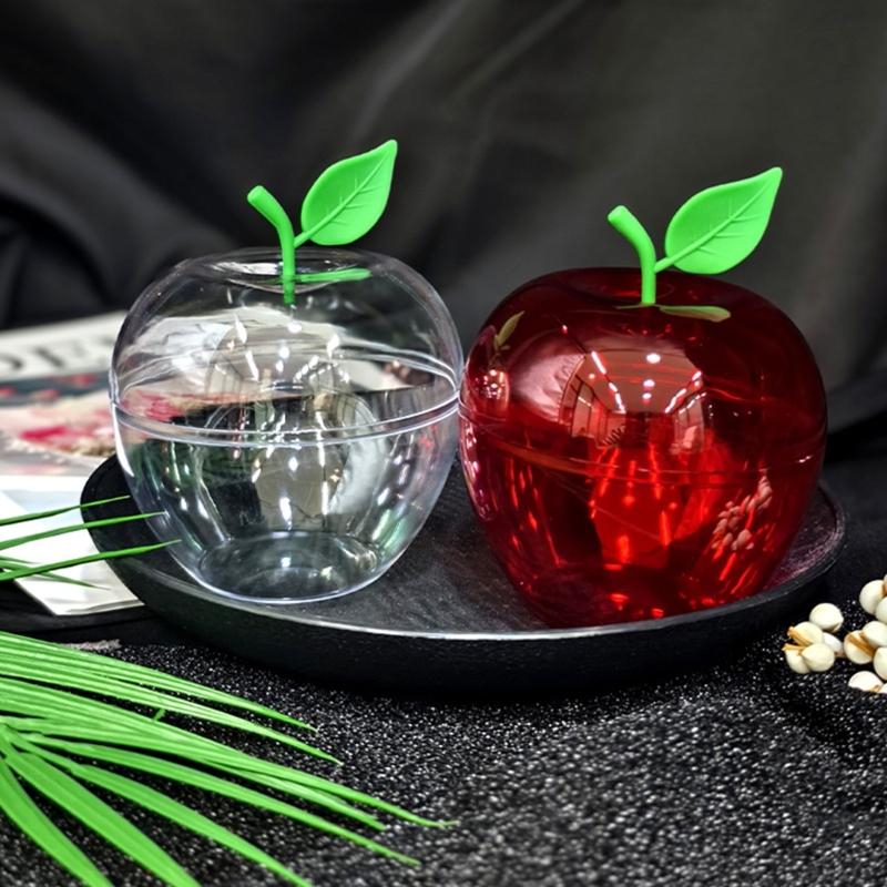Realistic Apples Shaped Plastic Candy Box For Party Decorations And Gift Packaging Back to School Party Supplies