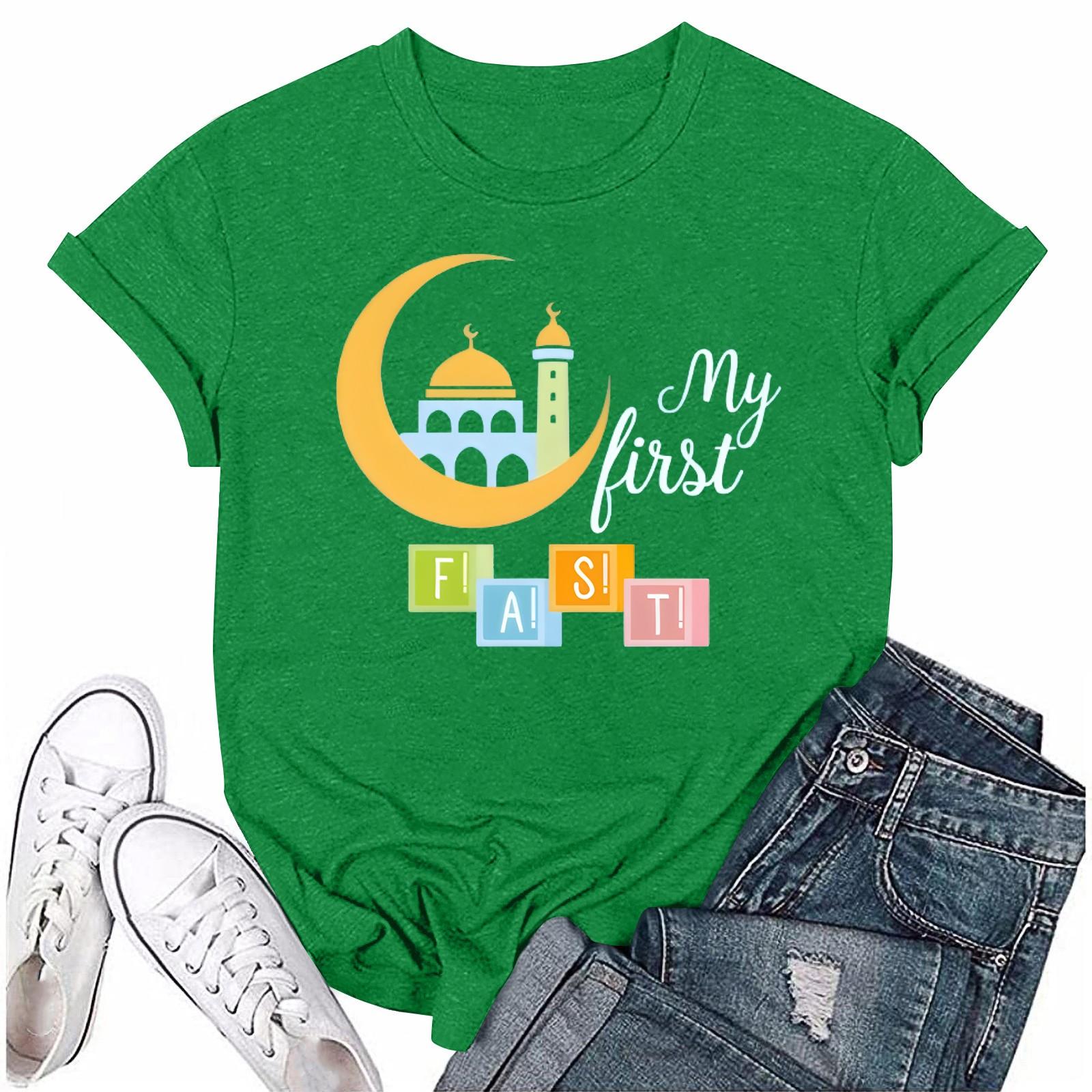 

Женская повседневная свободная футболка с принтом, круглый вырез, пуловер, короткий рукав, топ S