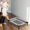 Pet Furniture Mesh Elevated Dog Beds Breathable Removable Raised Dog Bed with Pillow Outside Dog Bed Cat Patio Sunbathing